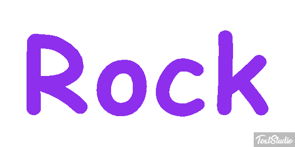 Rock Metin efekti