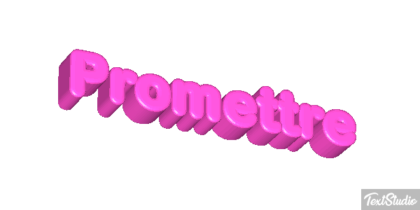 Promettre Effet de texte