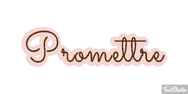Promettre Effet de texte