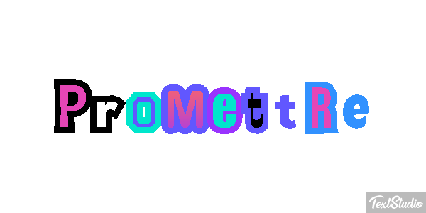 Promettre Effet de texte