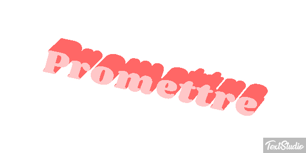 Promettre Effet de texte