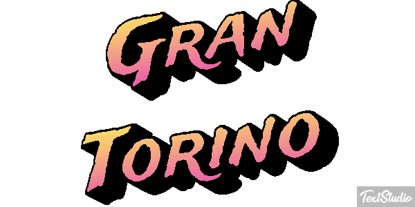 Gran Torino Effet de texte