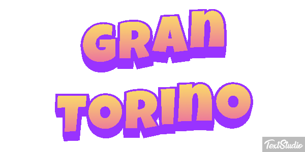 Gran Torino Effet de texte