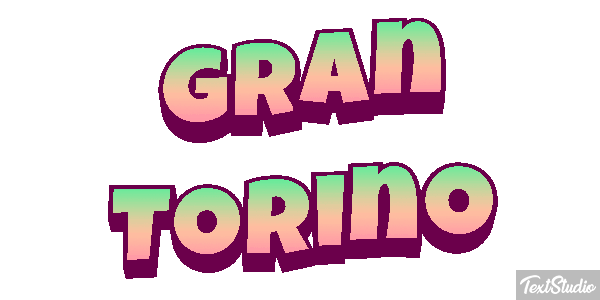Gran Torino Effet de texte