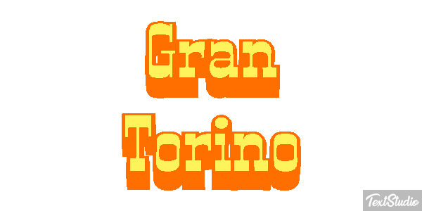 Gran Torino Effet de texte