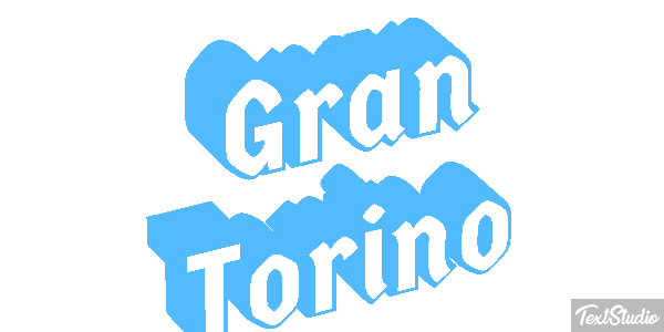 Gran Torino Effet de texte