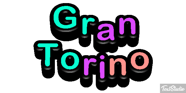 Gran Torino Effet de texte