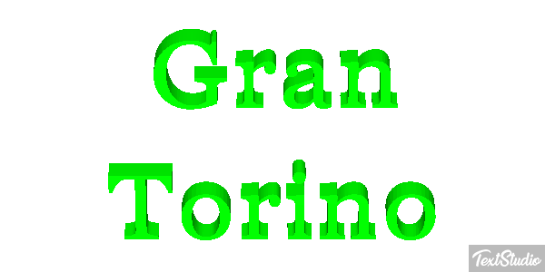 Gran Torino Effet de texte