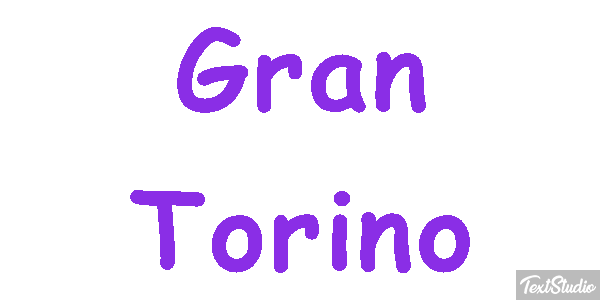 Gran Torino Effet de texte