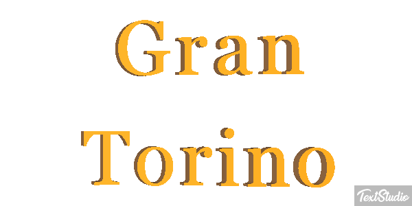 Gran Torino Effet de texte