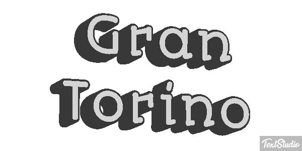 Gran Torino Effet de texte