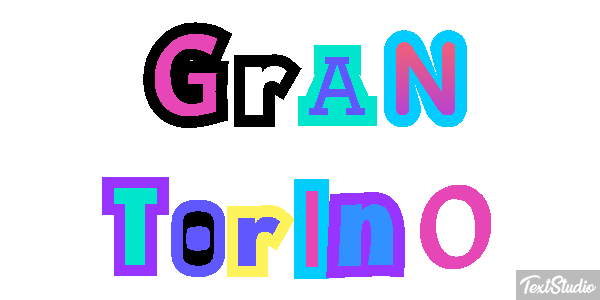 Gran Torino Effet de texte
