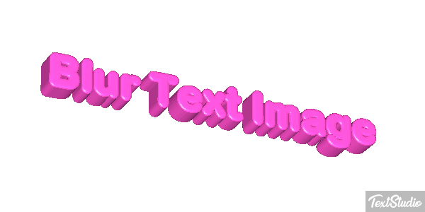 Blur Text Image Metin efekti