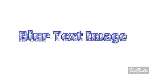 Blur Text Image Metin efekti