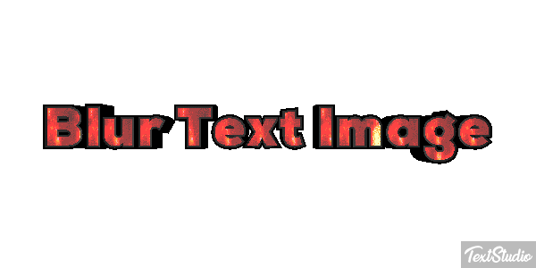 Blur Text Image Metin efekti