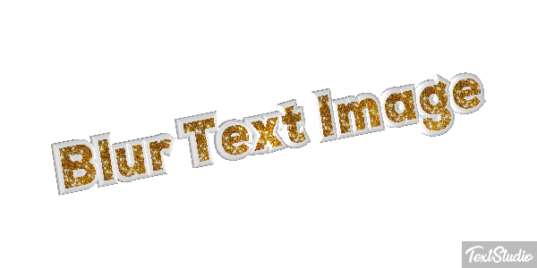 Blur Text Image Metin efekti
