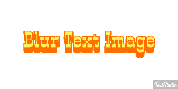 Blur Text Image Metin efekti