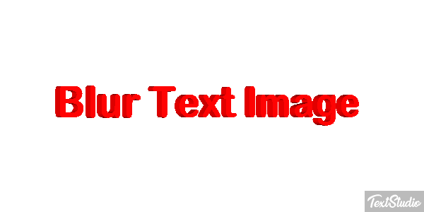 Blur Text Image Metin efekti