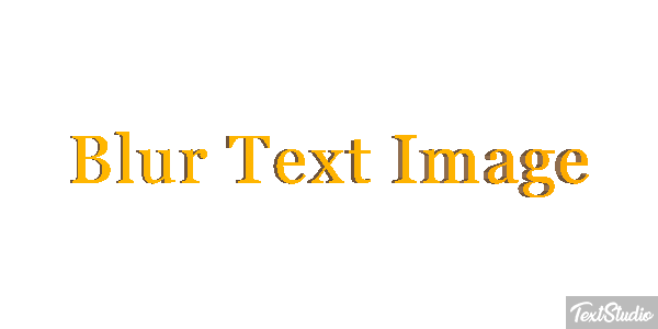Blur Text Image Metin efekti