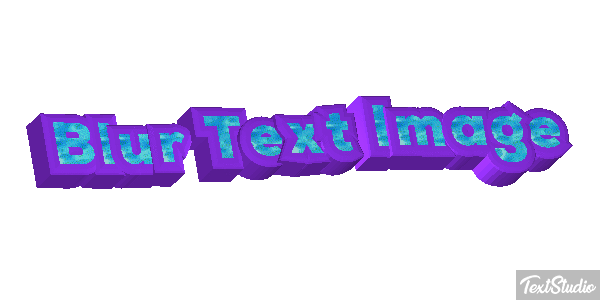 Blur Text Image Metin efekti