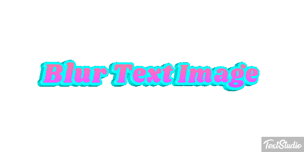 Blur Text Image Metin efekti