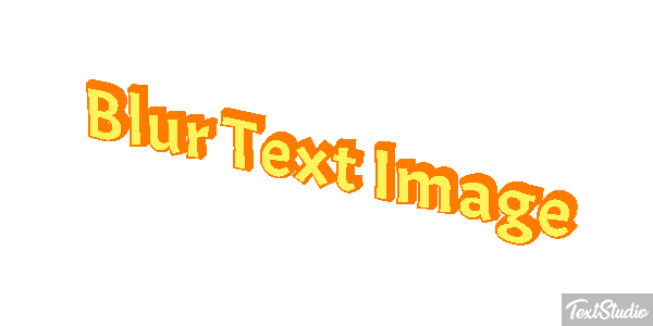 Blur Text Image Metin efekti