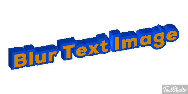 Blur Text Image Metin efekti