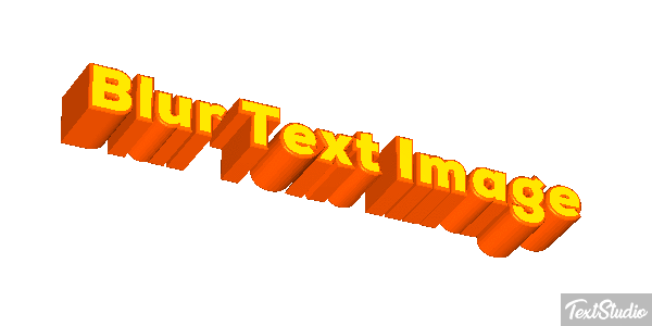 Blur Text Image Metin efekti