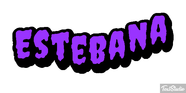 Estebana Efecto de texto