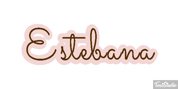 Estebana Efecto de texto