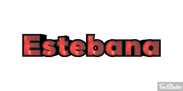 Estebana Efecto de texto