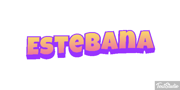 Estebana Efecto de texto