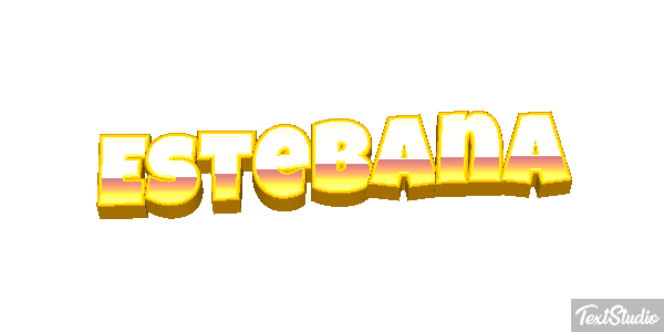 Estebana Efecto de texto