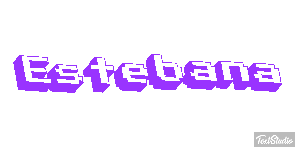 Estebana Efecto de texto