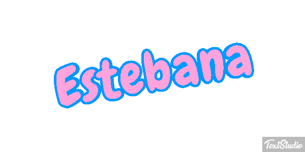 Estebana Efecto de texto