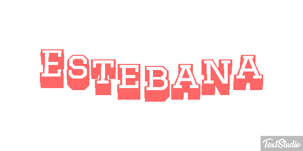 Estebana Efecto de texto