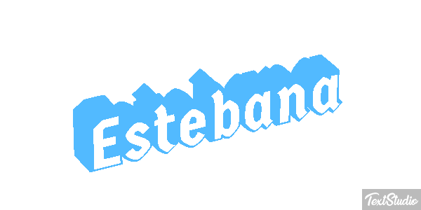 Estebana Efecto de texto