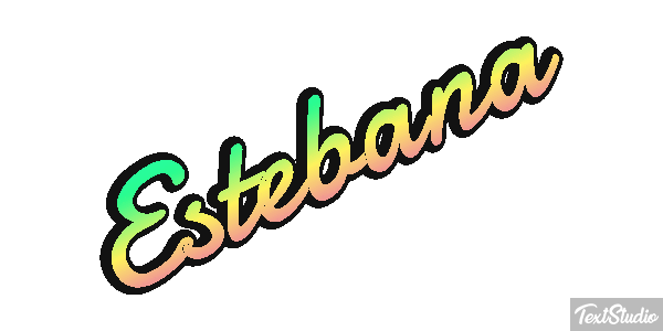 Estebana Efecto de texto