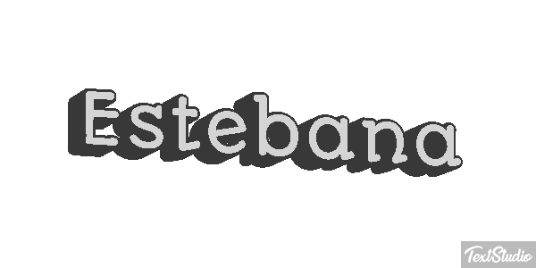 Estebana Efecto de texto