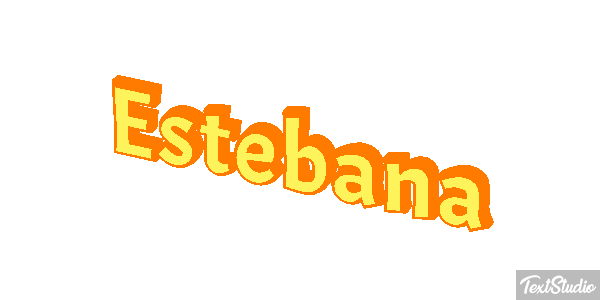 Estebana Efecto de texto