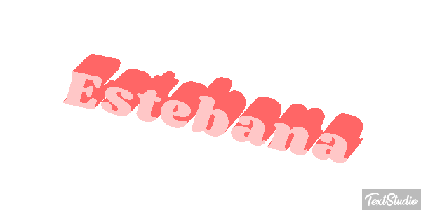 Estebana Efecto de texto