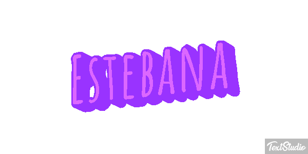 Estebana Efecto de texto
