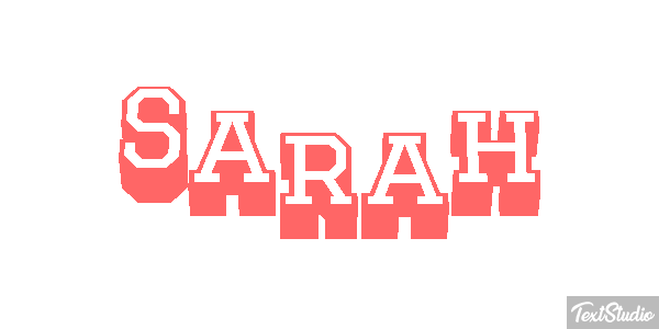 Sarah Tekst effect