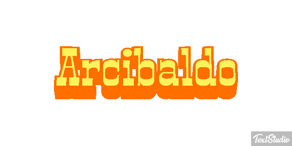 Arcibaldo Texteffekt