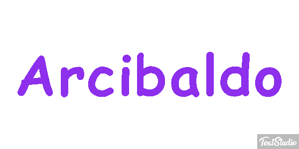 Arcibaldo Texteffekt