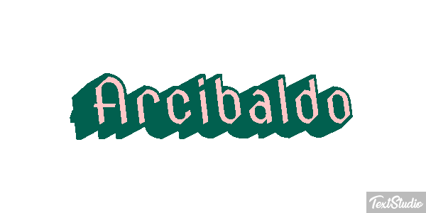 Arcibaldo Texteffekt