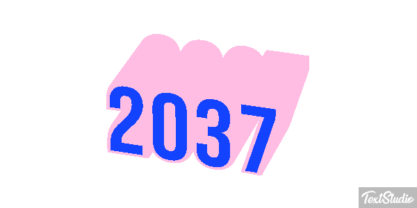 2037 Текстовый эффект