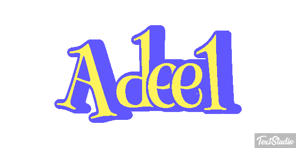 Adeel Text effect