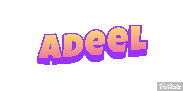 Adeel Text effect