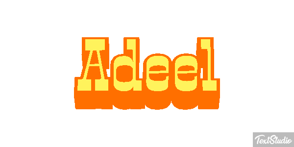 Adeel Text effect